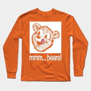 mmm... bears! white cub Long Sleeve T-Shirt